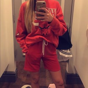 Men’s Forever 21 Red Sweat Shorts